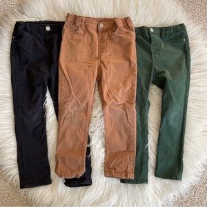 H&M Kids Bottoms - Black, Tan, and Green